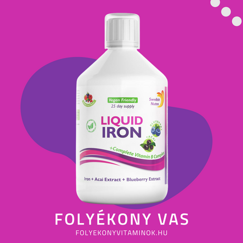 Folyekonyvitaminok.hu Swedish Nutra Folyékony Vas