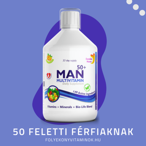 Folyekonyvitaminok.hu Swedish Nutra Man 50+