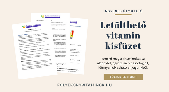 Letölthető ingyenes vitamin kisfüzet